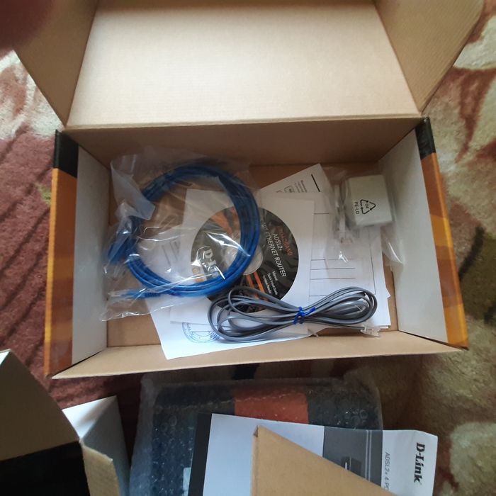 ADSL-роутер модем D-Link DSL-2540U (4 порта)