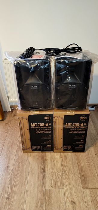 2 Boxe Active RCF ART 708 A MK 5 Noi Noute Huse ORIGINALE