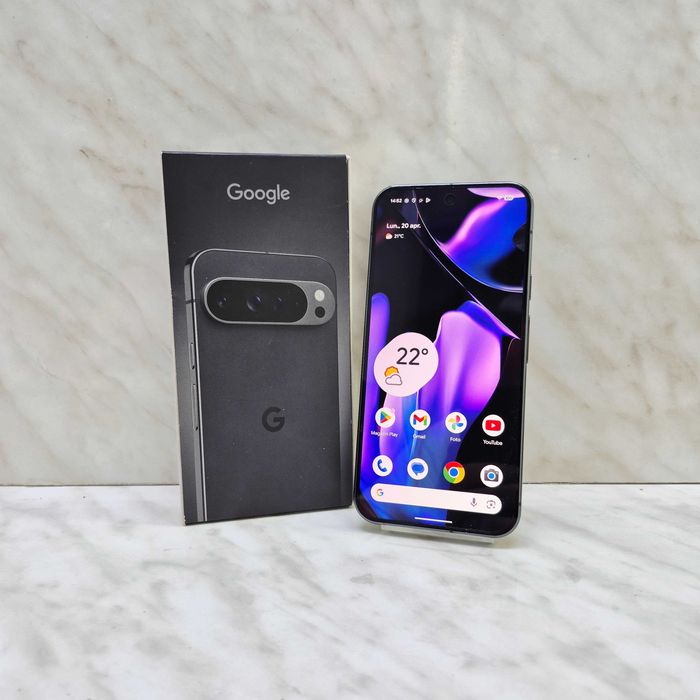 Google Pixel 9 Pro XL, 128GB, 16GB RAM, 5G, Obsidian Zeus Amanet Militari 34935