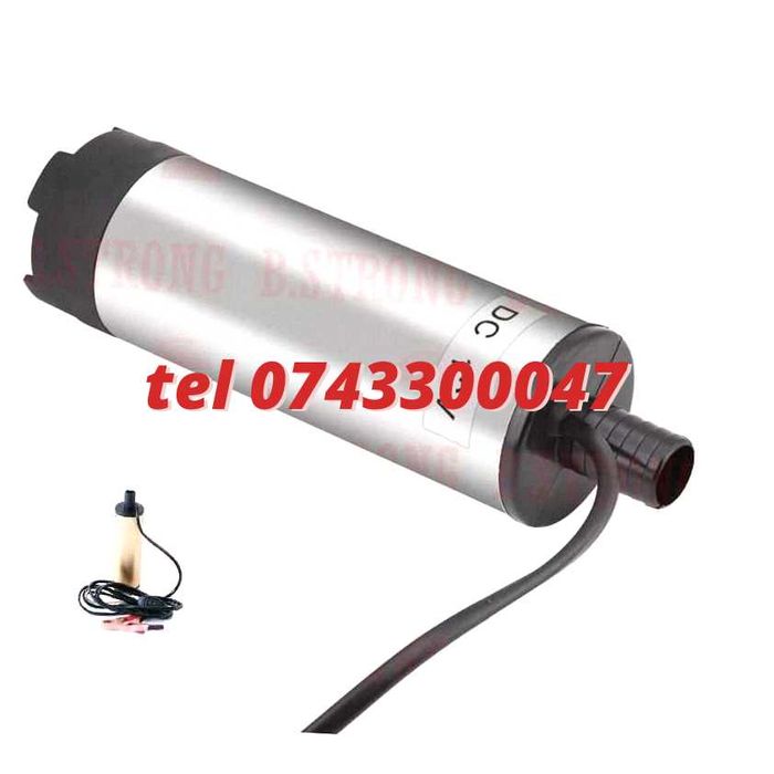 Pompa Transfer Lichid Submersibila Electrica 12v rot 8500min