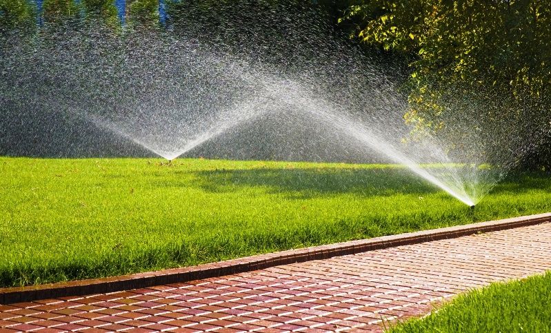 Полив газон. Автополив. Умный полив. Газон