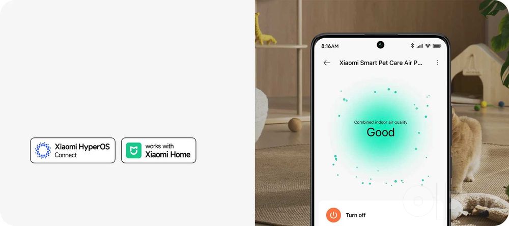 Очиститель воздуха Xiaomi Smart Pet Care Air Purifier (Глоб-ая версия)
