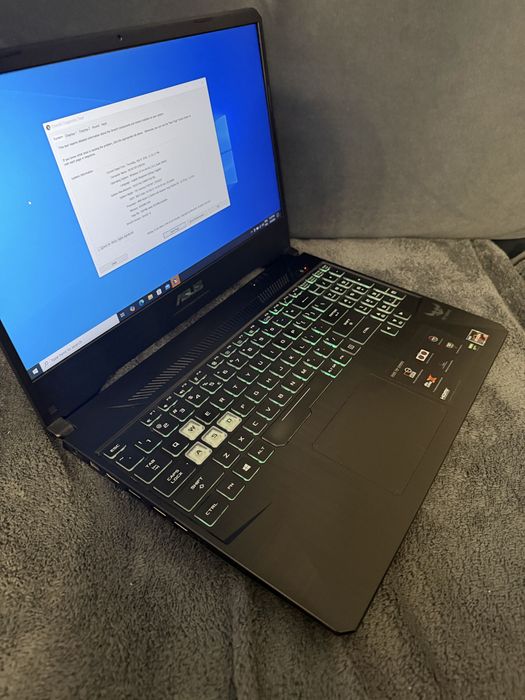 Laptop gaming Asus Tuf FX505DT, Gtx 1650, 8 gb ram