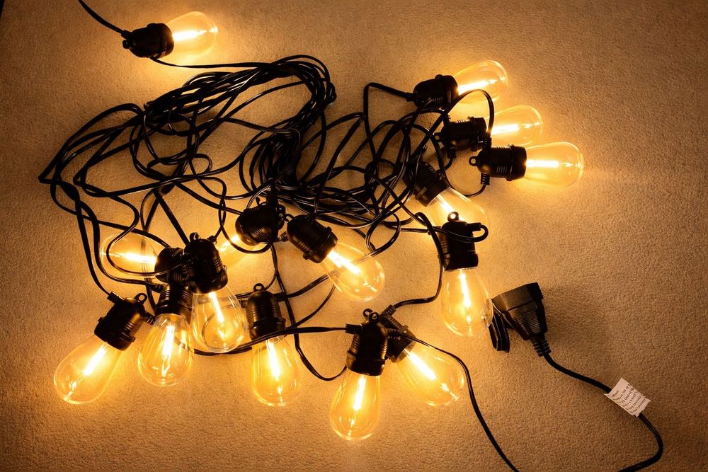 Ghirlanda Ultrasonic 15 M, 15 Becuri LED și 2 becuri rezerva,Int/Ext.