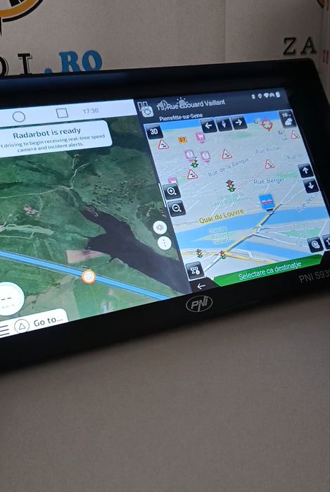 GPS -TIR, ecran 9 inch,android-camsam, sygic truck,igo,livetrafic