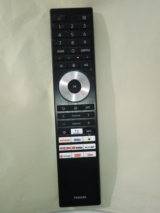 Пульт телевизора Тошиба смарт.