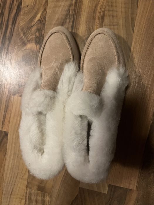 Papuci de toamna din piele intoarsa ne 38