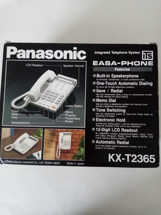Стационарен телефон Panasonic KX - T2365-японски.