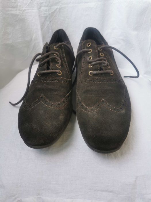 Pantofi CasualWear mar.43 piele naturala Nabuc ,pentru barbati