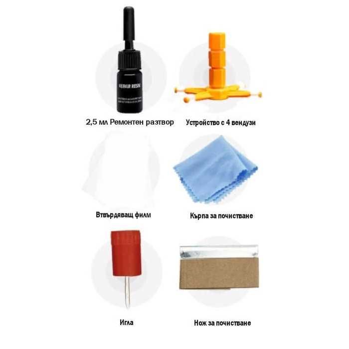 Лепило за стъкло Visbella, Rust смола