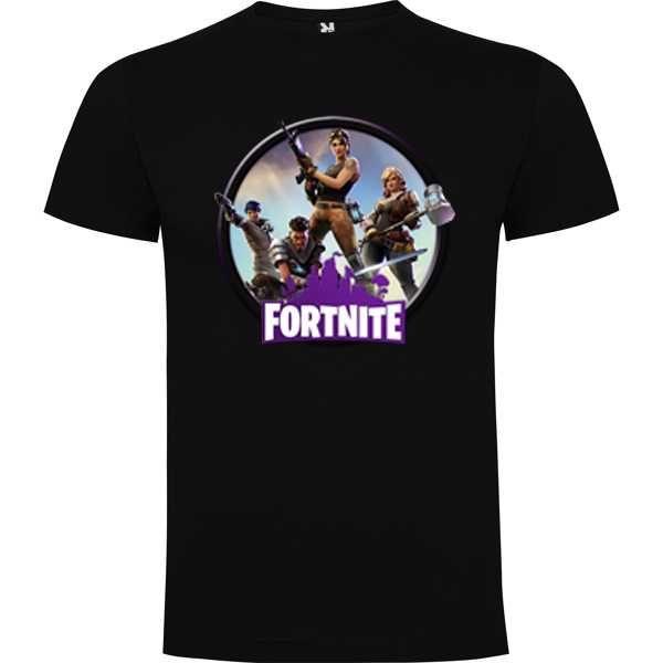 Нова детска тениска Fortnite (Фортнайт) в черен цвят