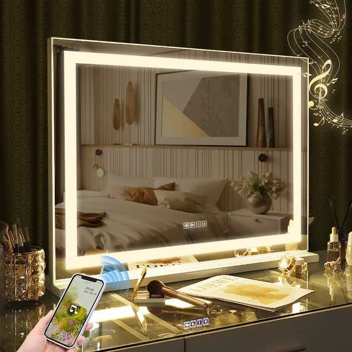 Огледало лед LED за тоалетка или стена, Bluetooth, Fenchilin