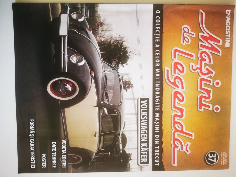 Revista Masini de legenda Renault 10 Volkswagen Kafer Volvo BMC Mini