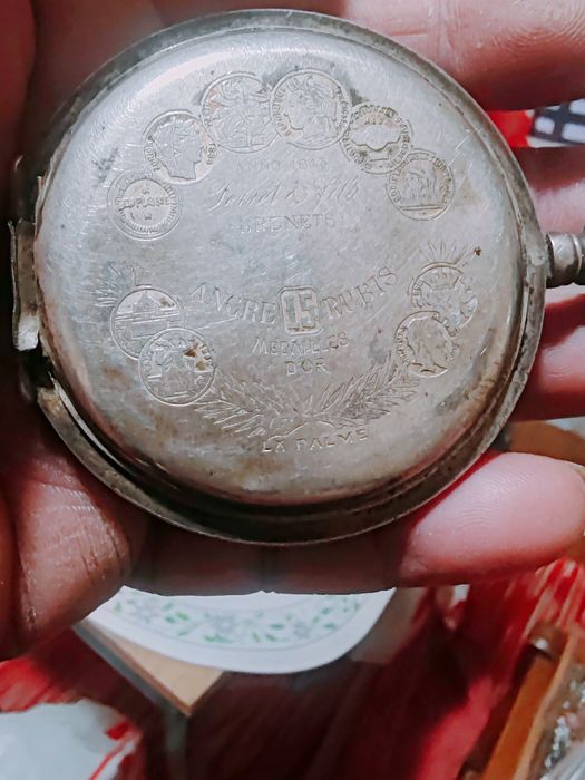 Carcasa ceas din argint, an 1848