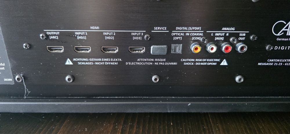 саундбар (звукова поставка) Canton DM 90.3  Hdmi arc,bluethoot,optical