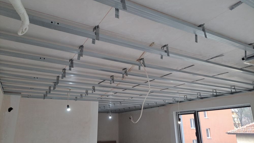 Безпрахово шлайфане,шкурене,гипскартон,боя,саниране,вътрешни и външни.