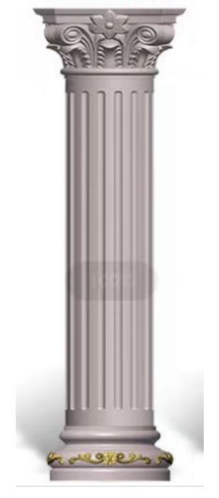 matrita/cofrag stalp din ABS rezistent  350 x 3,6 m