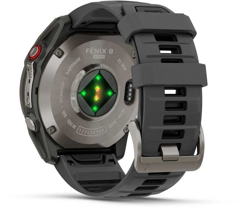 Garmin Fenix 8 Pro Amoled Sapphire GPS 51mm - Graphite/Titanium Titan