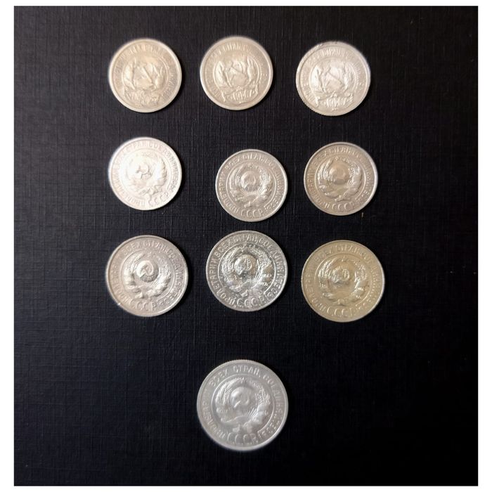 Лот серебряных монет