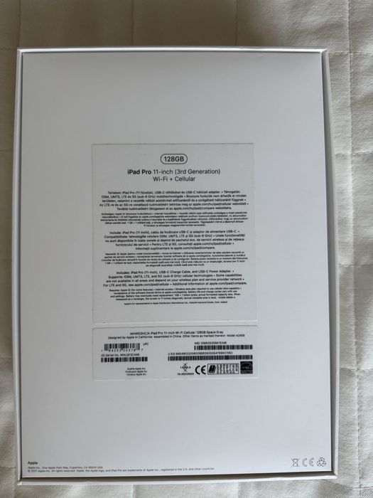 iPad Pro (11-inch) 3rd generation 128GB