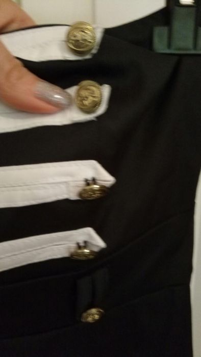 Дамска рокля в черно и бяло