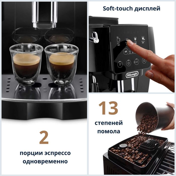 Кофемашина De'Longhi ECAM220.21. B Magnifica Start подробно в описании