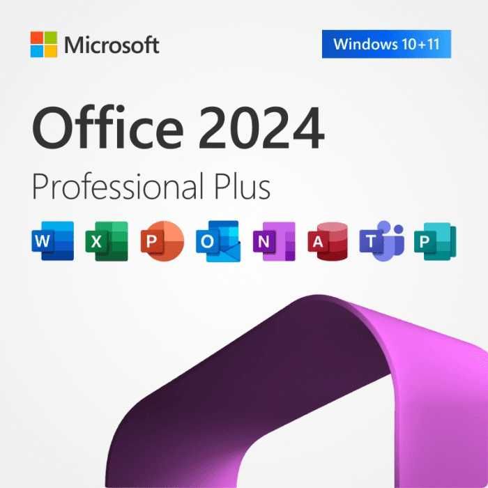 Pachet MICROSOFT OFFICE 2016, 2019, 2021 sau 2024 cu LICENTA RETAIL