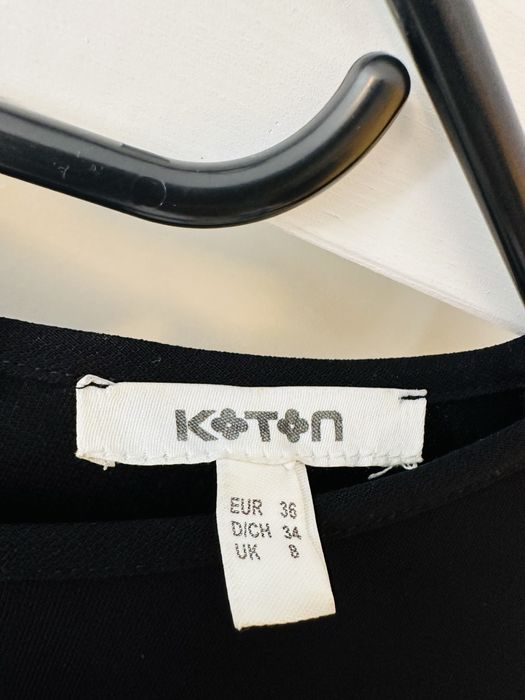 Rochie neagra scurta, maneca 3/4, marimea 36