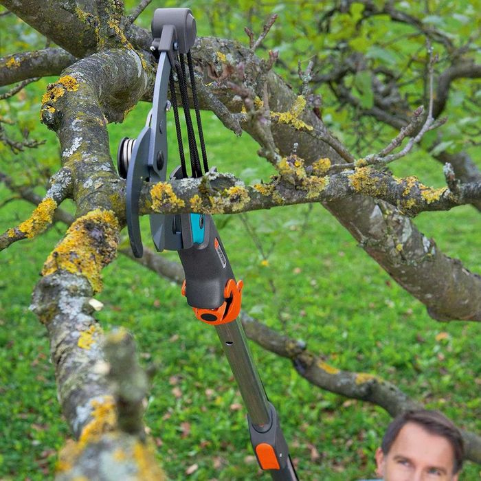 ПРОМО Нова 2г Гаранция Ножица за Високи Клони Gardena Combisystem 00298-20, 35 мм, Без Дръжка