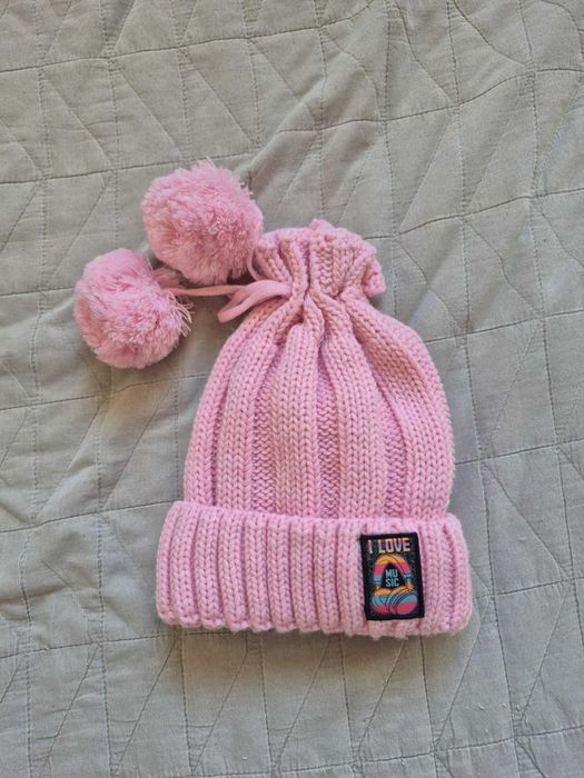 блузка UNITED COLORS OF BENETTON 98 см / зимна шапка KITTI