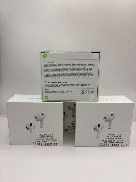 Airpods Pro 3 Noi Sigilate Garantie Rate - zonemag.ro
