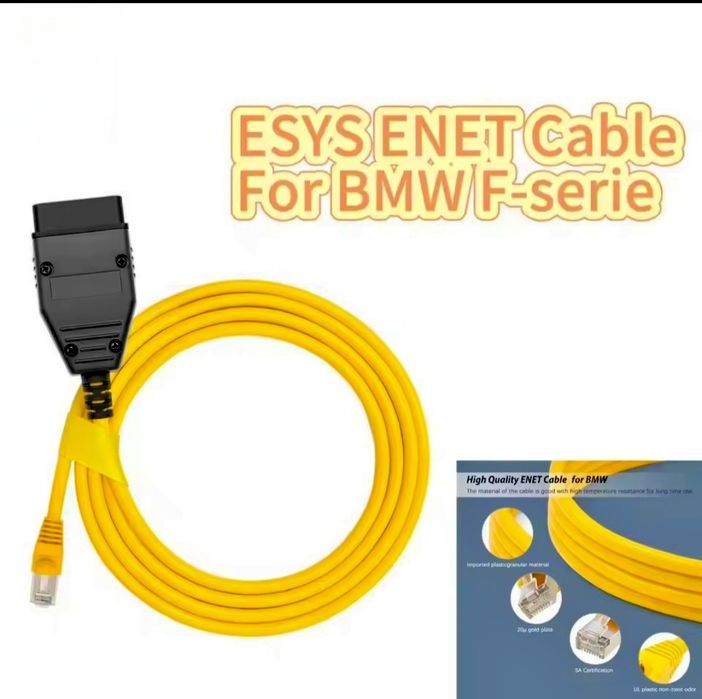 Cablu Enet eSys iSta MHD - BimmerLink Activate BMW și Codare