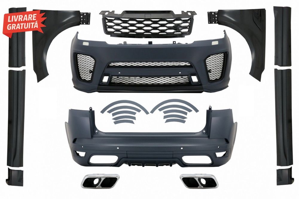 Pachet Exterior Range Rover Sport L494 (2013-2017) Conversie catre 2019 SVR Design- livrare gratuita