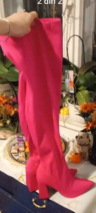 Cizme lycra roz 39