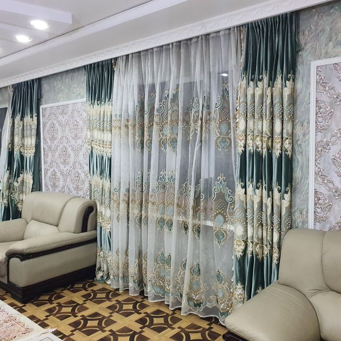 Шторы три комплекта