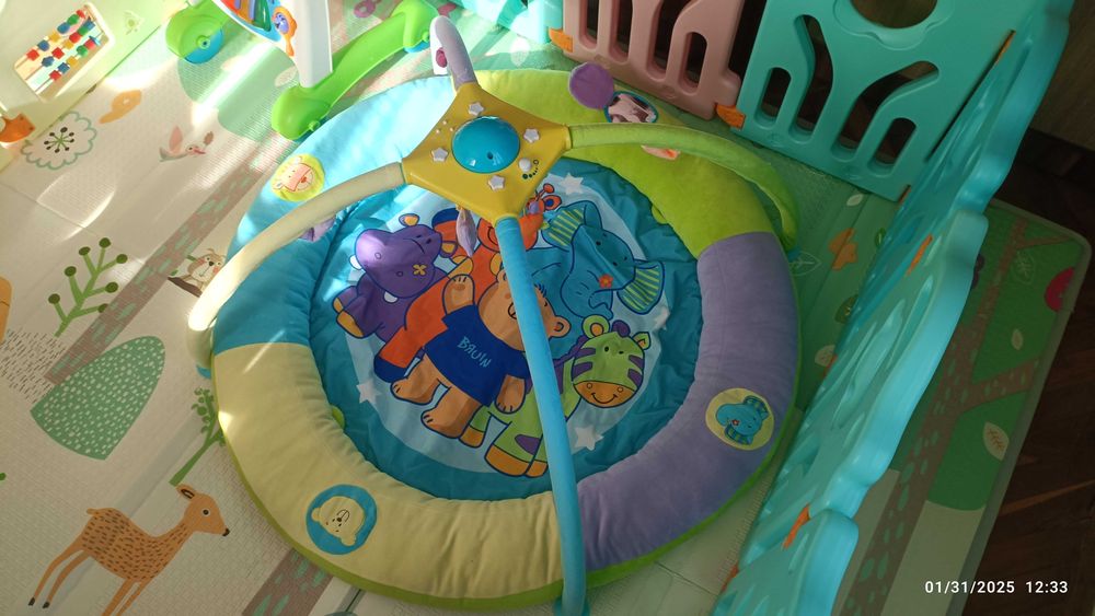 Активна гимнастика със звук и въртележка 120см.