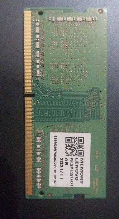 Operativ xotira (RAM) 4GB DDR4 3200MHz Samsung |  Noutbook uchun