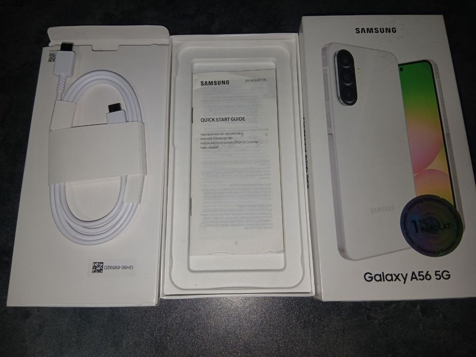 Samsung A56 8/256 Karobka Dakument Garantiyalari bor