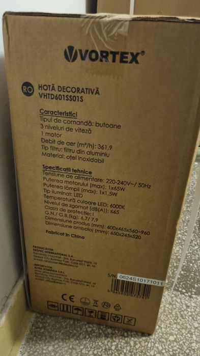 HOTĂ Sigilata decorativa VHTD601SSO1S