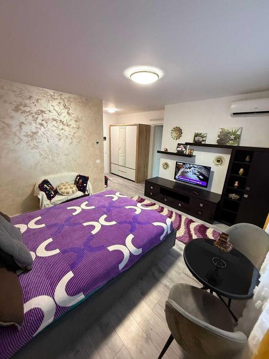 Persoana fizica PF Închiriez Ap 1 cam Bdul Poitiers TOWERS Bloc Nou-38.5mp utilat,mobilat-utilat,cablu si internet inclus
