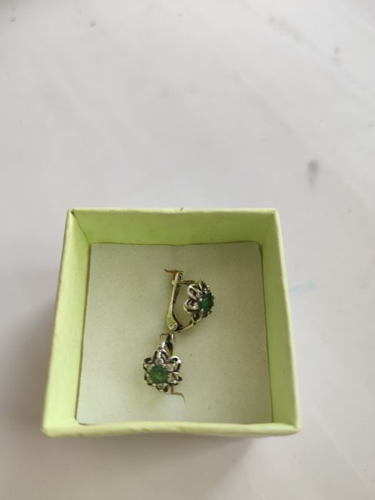 Серебро сережки кольца