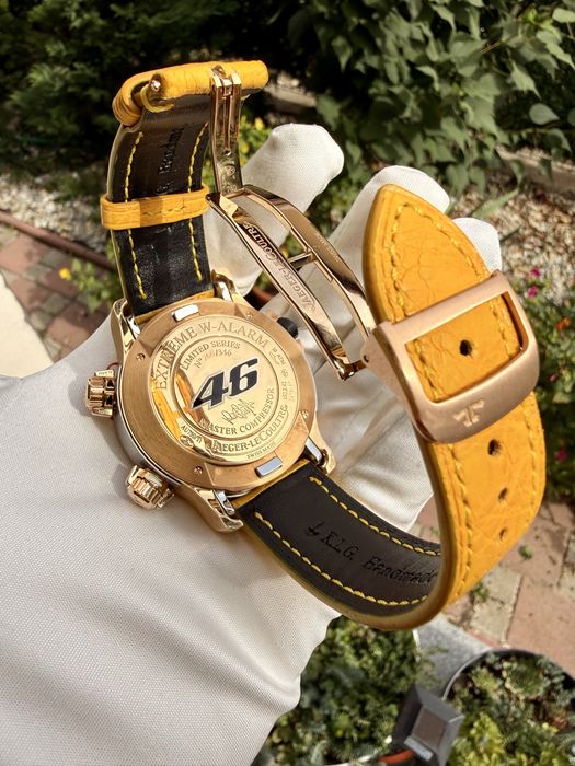 Ceas Jaeger-LeCoultre JLC Aur Roz 18K Master Compressor Extreme W-Alarm 46mm impecabil