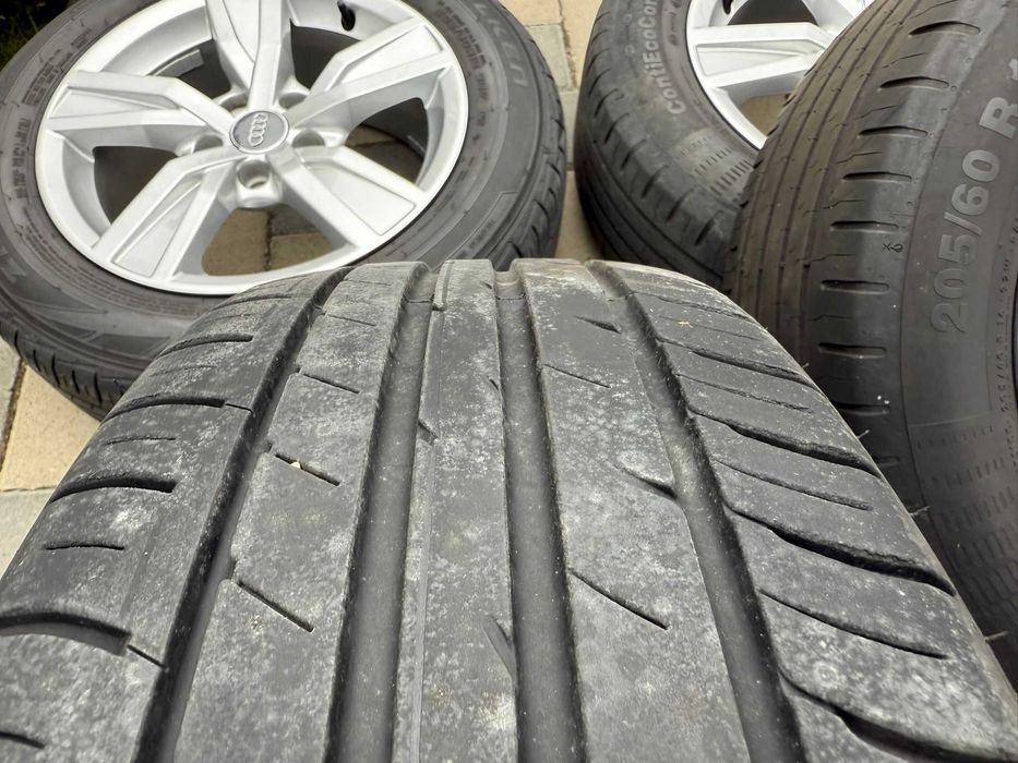 Jante Audi A4 B9 S-Line roti 16 5x112 anvelope 205 60 16 A4 B8 S-Line Audi A6 C6 Quattro jante 16 5x112