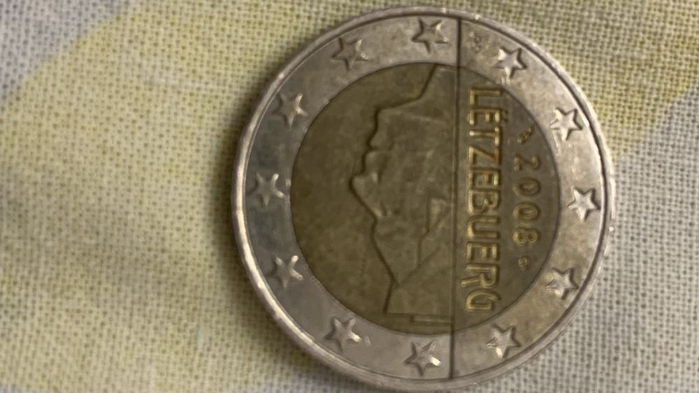 Монеты 2 и 1 евро