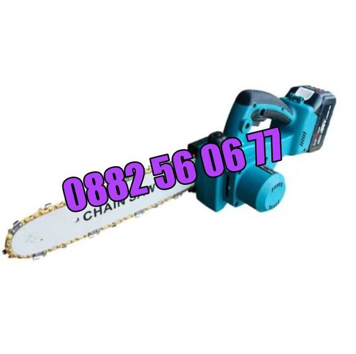 Акумулаторна мини резачка 36V 8Ah, акумулаторен трион, шина 30 см