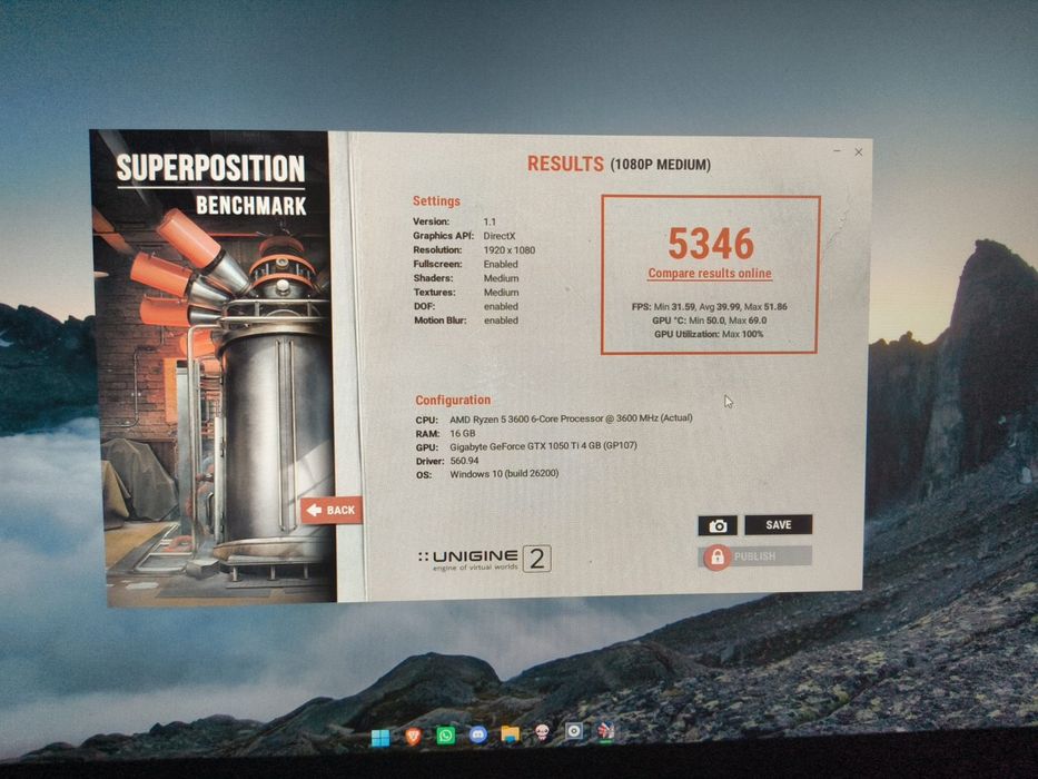 Placă video Gigabyte GTX 1050 Ti Windforce OC 4GB GDDR5
