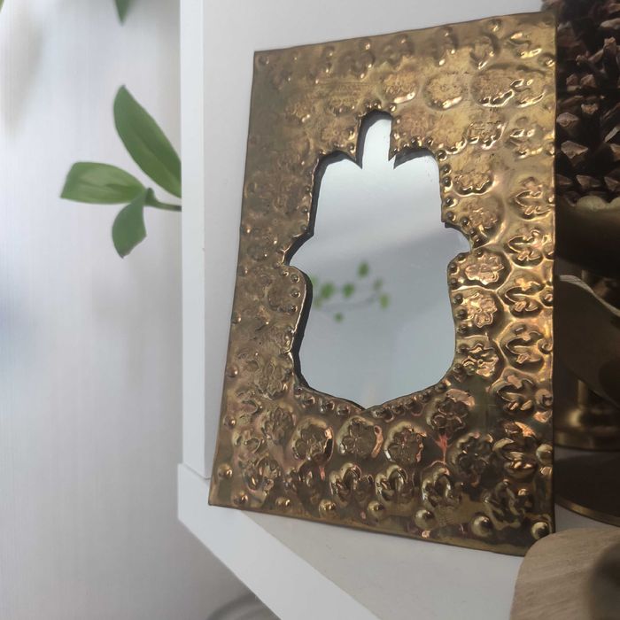 Oglinda veche bronz vintage decor casa