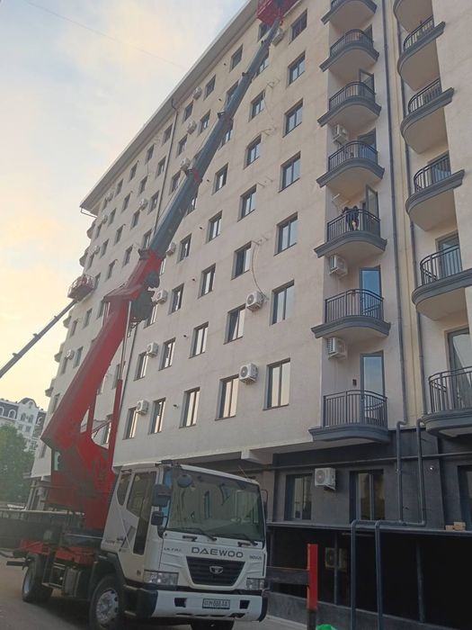 Avtovishka ijara xizmati har qanday nuqtada avtolift автовышка вишка