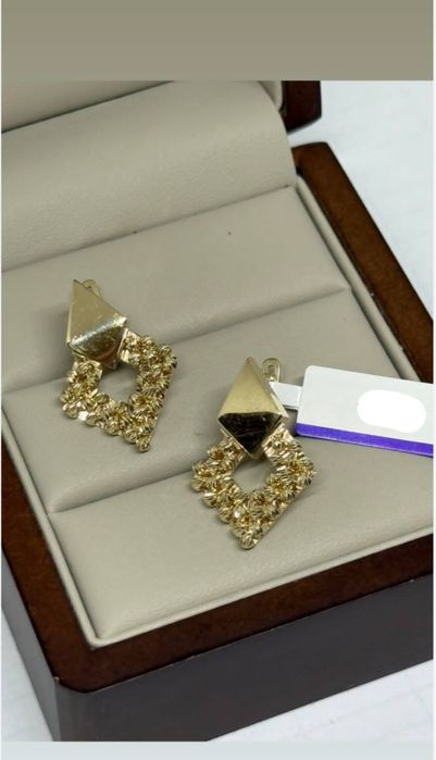 Золотые серьги   #КН1276