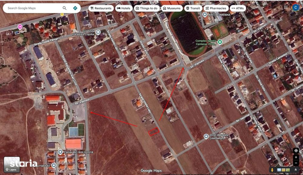 Teren intravilan 500 mp Cumpana